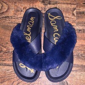 NWOT Sam Edelman Faux Fur Lizard Embossed …